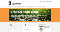 Desktop Screenshot of excelgraphics.biz